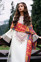 SAPPHIRE-3PC UNSTITCHED DHANAK SUITE