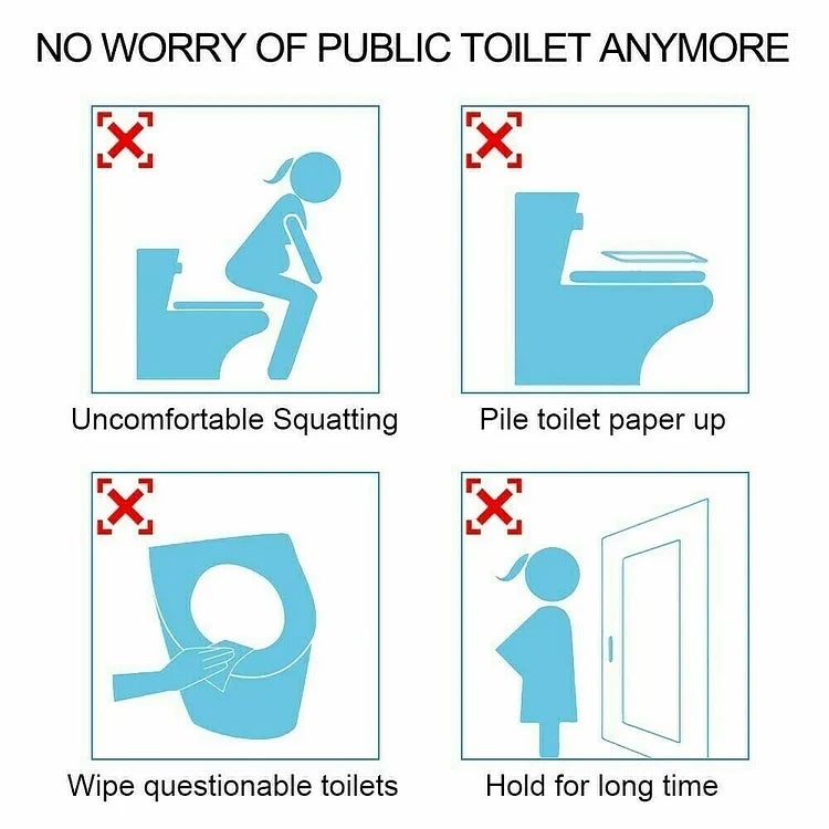 BIODEGRADABLE DISPOSABLE PLASTIC TOILET SEAT COVER (20 PCS)