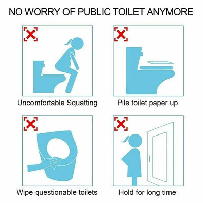 BIODEGRADABLE DISPOSABLE PLASTIC TOILET SEAT COVER (20 PCS)