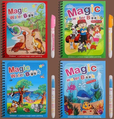 Reusable Magic Water Painting Book  (SET OF 2)😳😳