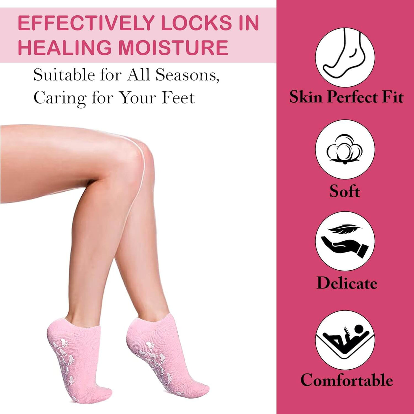 MOISTURIZING FOOT CARE SOCKS