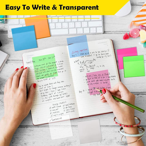 Transparent Sticky Note Pads (300 PCs)