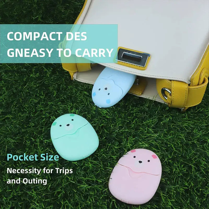 Mini Portable Disposable Travel Soap (Pack of 2)