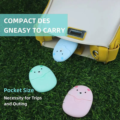 Mini Portable Disposable Travel Soap (Pack of 2)