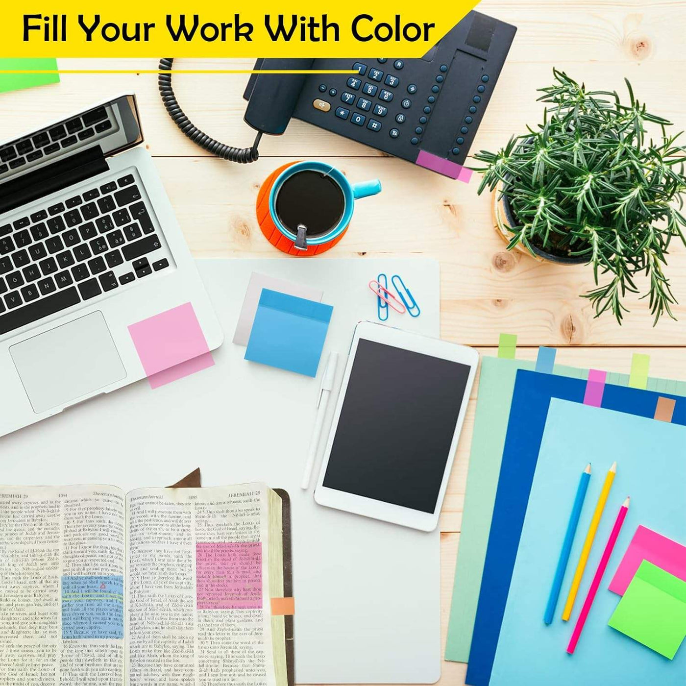 Transparent Sticky Note Pads (300 PCs)