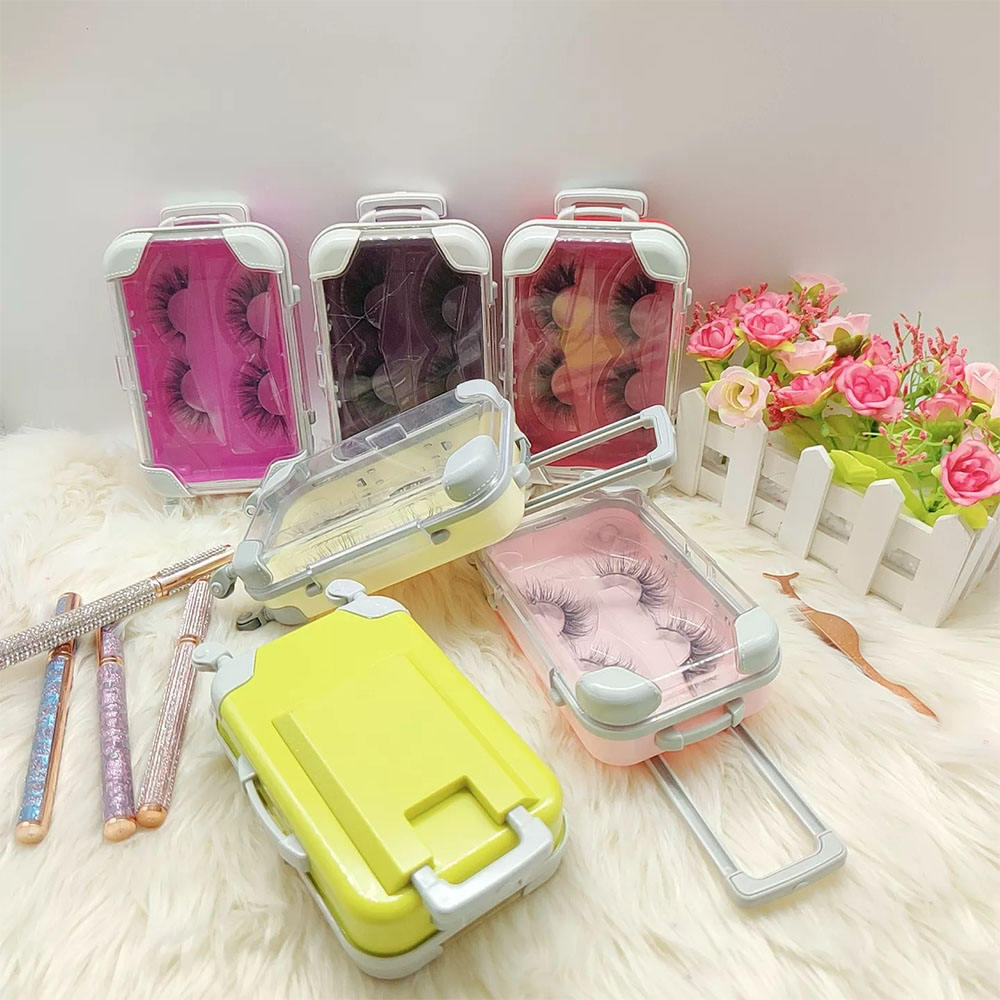 Mini Suitcase Makeup Organizer