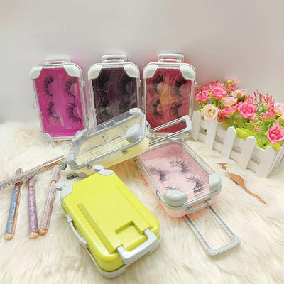 Mini Suitcase Makeup Organizer