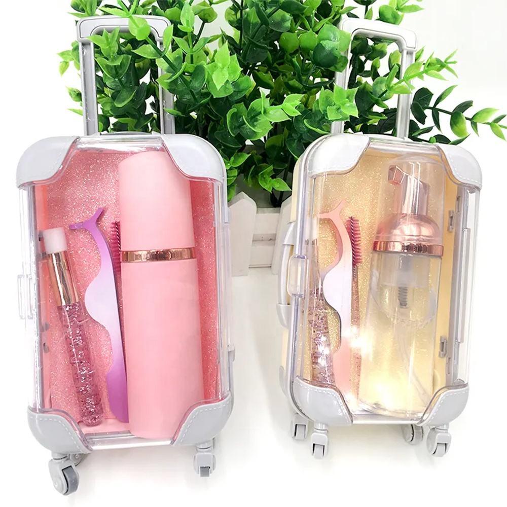 Mini Suitcase Makeup Organizer