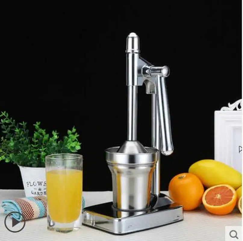 Long Handled Hand Cranked Orange Juicer