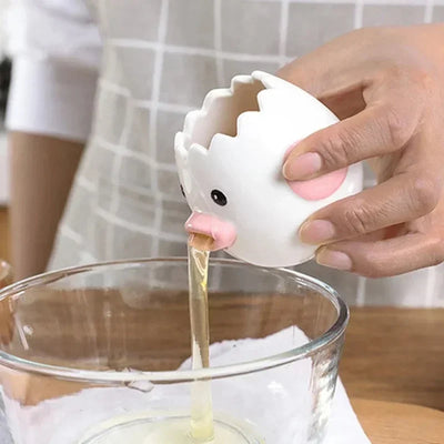 Cartoon Egg Yolk White Separator