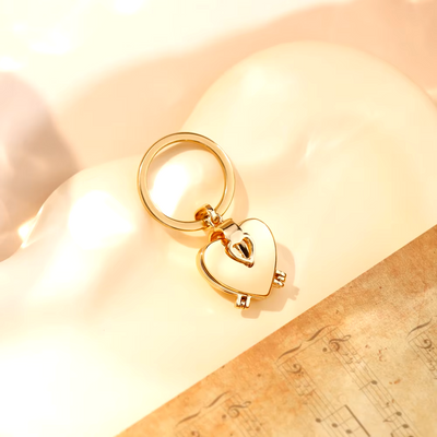 Gold Heart keychain