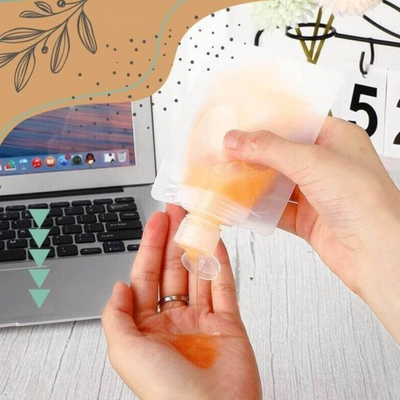 Portable Travel Fluid Bag (PACK OF 10)