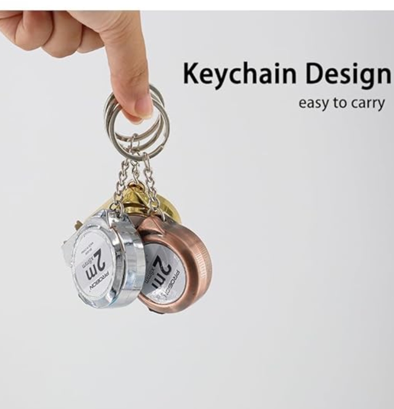 Snail Style Tape Measure Tape with Keychain!