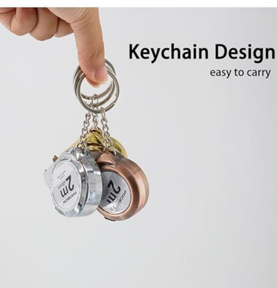 Snail Style Tape Measure Tape with Keychain!