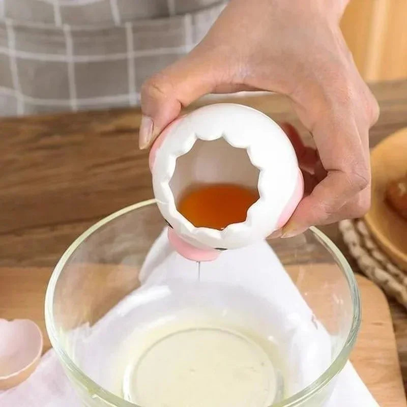 Cartoon Egg Yolk White Separator