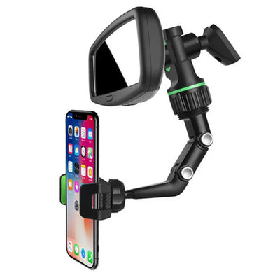 MULTIFUNCTIONAL REARVIEW MIRROR MOBILE PHONE HOLDER