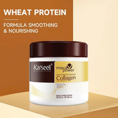 Karseell Collagen Hair Mask Repair Dry Hair Improve Frizz Baking Cream Smooth