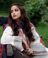 SAPPHIRE-3PC UNSTITCHED DHANAK SUITE